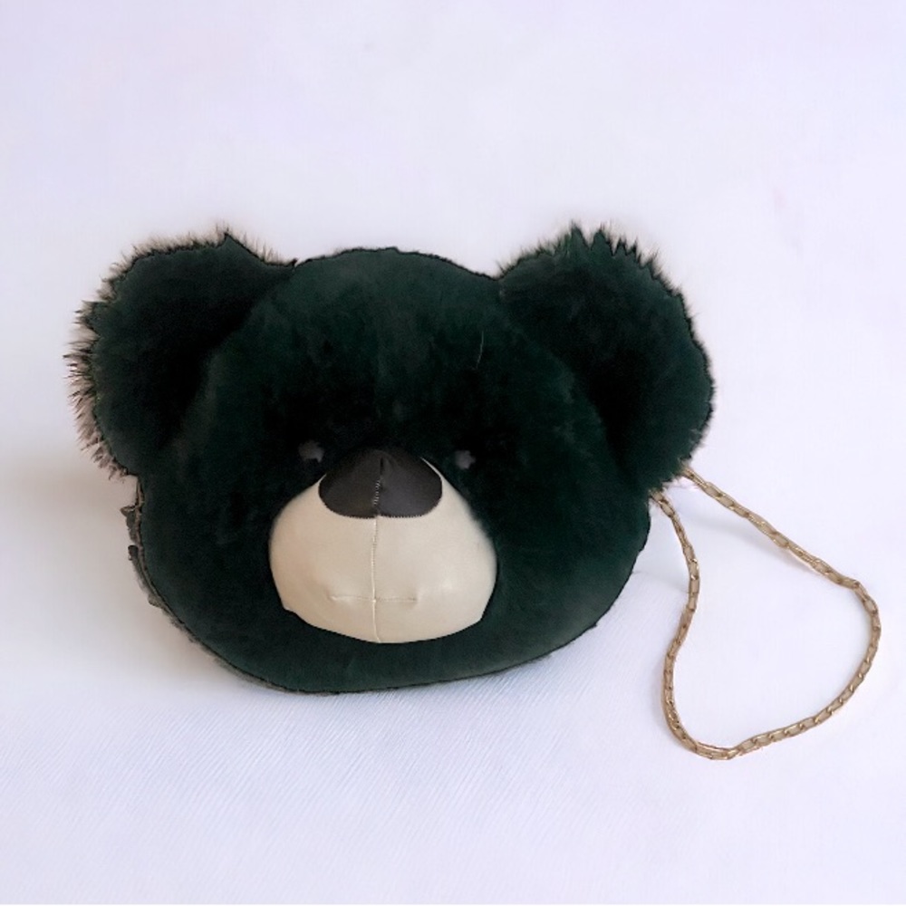 Teddy Bear Head Crossbody Purse